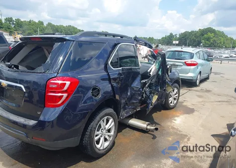 2017 Chevrolet Equinox Lt из США, поврежденный, VIN 2GNALCEKXH1573373